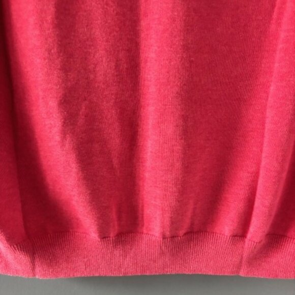 Brooks Brothers XL 100% Supima Cotton V-Neck Sweater Vest Red Wash Preppy Soft - Picture 4 of 5